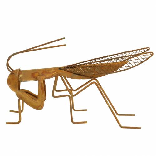 Floristik24 Kerti dekorációs rács rozsdamentes fém 14,5cm