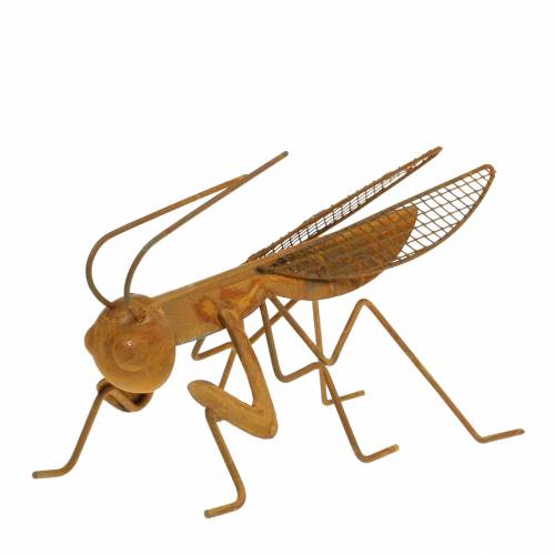 Floristik24 Kerti dekorációs rács rozsdamentes fém 14,5cm