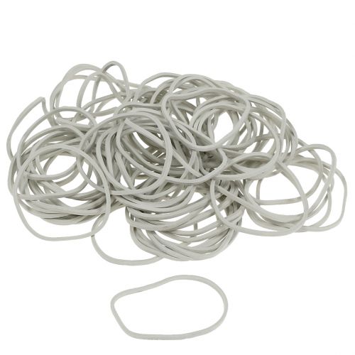 Floristik24 Gumigyűrűk 40mm x 1,5mm természet 1000g