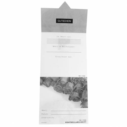 tételeket Utalványkártya piros rózsák + boríték 1 db