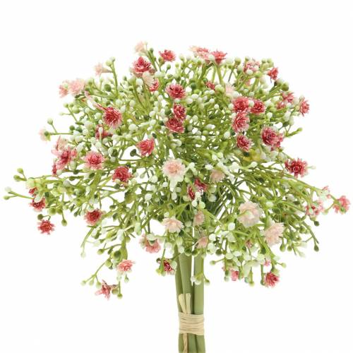Floristik24 Gypsophila gypsophila mesterséges fürtben rózsaszín H28cm 6db