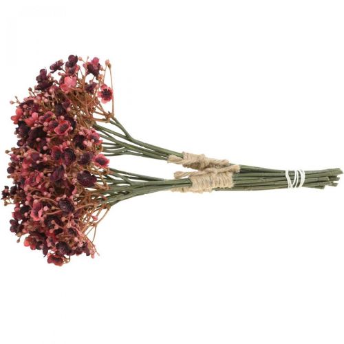 tételeket Gypsophila műpiros művirág ősz 29,5cm 18db