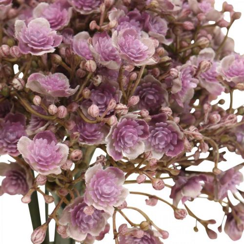 Floristik24 Gypsophila műibolya őszi dekoráció 29,5cm 18db