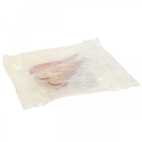 tételeket Akasztható deco szívek narancssárga/sárga 10cm 6db