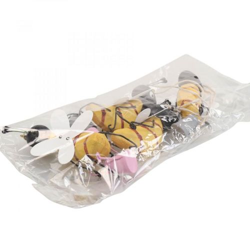 Floristik24 Függesztett dekoráció ablakdísz méhfa fém díszítő figura 10cm 4db