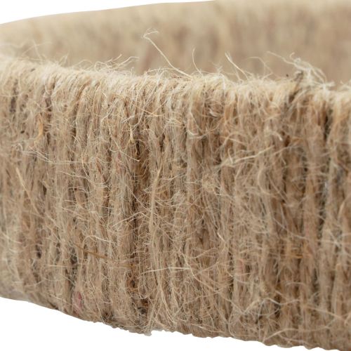 Floristik24 Függesztett dekoráció fali dekoráció Boho stílusú dekoráció juta szalag Ø30cm