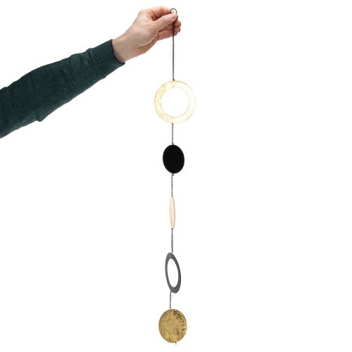 tételeket Függesztett ablakdekorációk körök és korongok, modernek bármilyen szobastílushoz, 80 cm