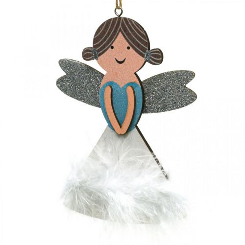 tételeket Karácsonyi díszfigurák Karácsonyfadíszek fa 14,5x10cm 6db