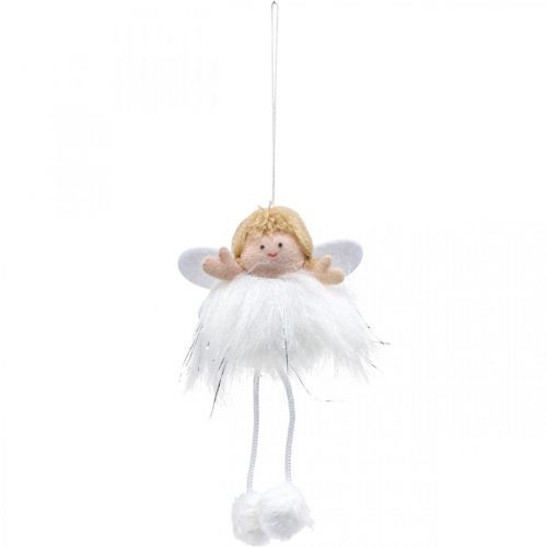 Floristik24 Angyal medál, karácsonyi dísz akasztáshoz H12cm 4 db