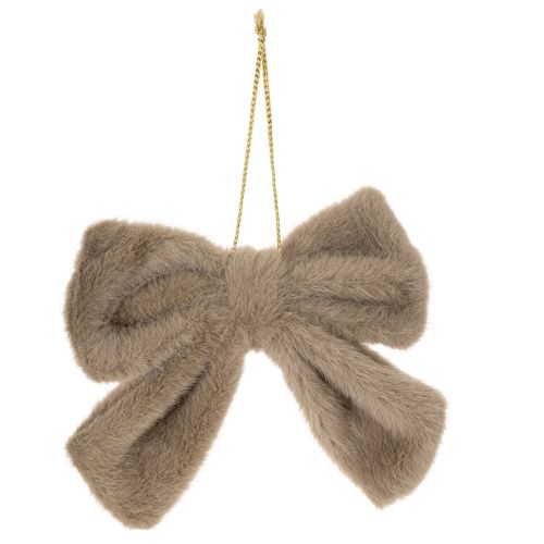 Dekoratív plüss masni akasztóval, 16 cm, 3 darab | Floristik24.hu