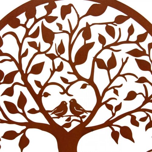 Floristik24 Ablakdísz rugós, fém faldísz fa Ø25cm barna 2 db