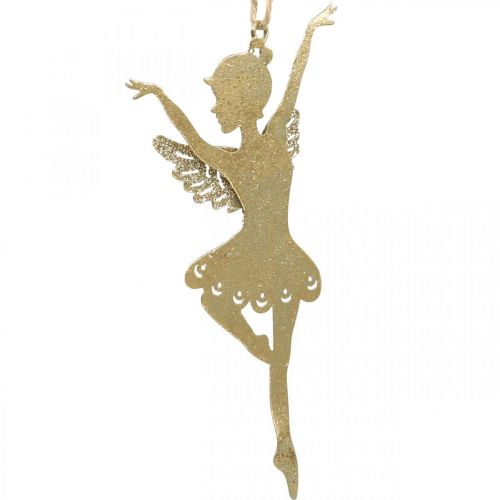 tételeket Elf dekoráció Karácsonyi dekoráció függő medálhoz arany 4db