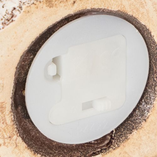 tételeket Rusztikus kerámia házikó élénk LED világítással, ideális hangulatos asztaldísznek, 15 cm, 2 darab