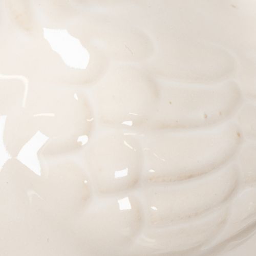 tételeket Csirkefigura, fényes mázzal, modern lakberendezésbe, 17 cm, 2 darab