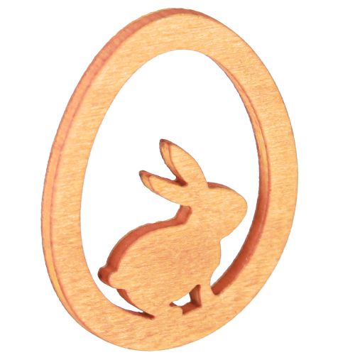 tételeket Nyuszi tojásban húsvéti dekoráció készítéshez Szórvány dekoráció fa 4cm 72 db