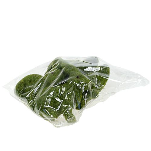 Floristik24 Ülő nyuszi zöld bolyhos H13,5cm 4db