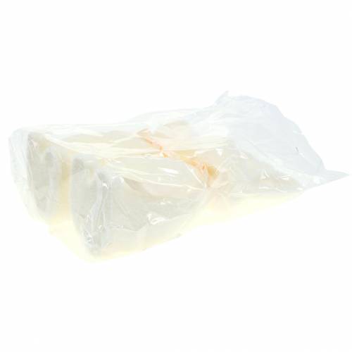 Nyuszi bolyhos fehér krém H30cm 2db | Floristik24.hu