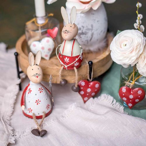 tételeket Nyuszi gyereküléssel Húsvéti fa, fém H21/23cm 2 db-os szett