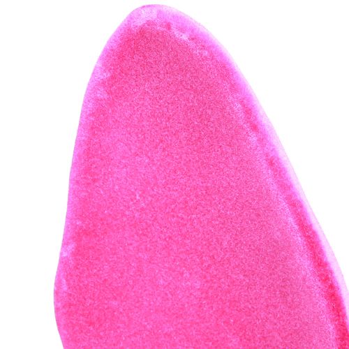 Floristik24 Nyuszi dekoratív fülek rózsaszín húsvéti bolyhos bothoz H56cm