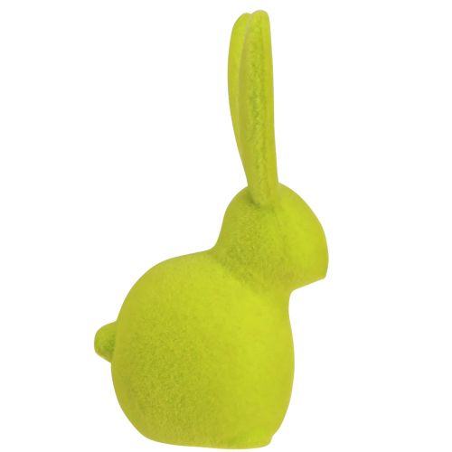 Floristik24 Kis ülő húsvéti nyuszik, színesen bolyhosodva – második választás – 13cm, 8 db