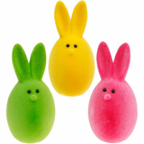 Húsvéti tojáskeverék füles, nyálas tojásokkal, színes húsvéti dekorációval 6db