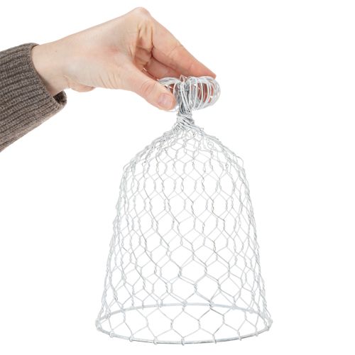 tételeket Vintage drótból készült csengő rusztikus, vidéki stílusú asztaldíszekhez, 23 cm