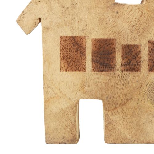 tételeket Dekoratív házfa fa dekorációs gyertyatartó fekete 16,5×3,5cm×22cm