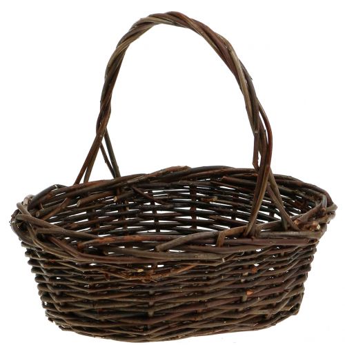 Fogantyús kosárfűzfa ovális 28cm x 20cm | Floristik24.hu