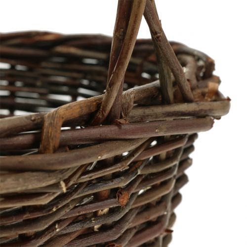 Fogantyús kosárfűzfa ovális 28cm x 20cm | Floristik24.hu