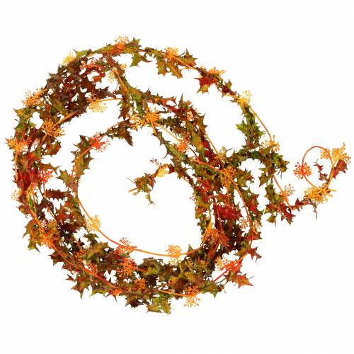 Floristik24 Őszi füzér narancs 3m