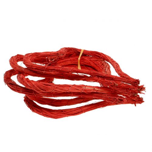 Floristik24 Szív akasztani piros 20cm 6db