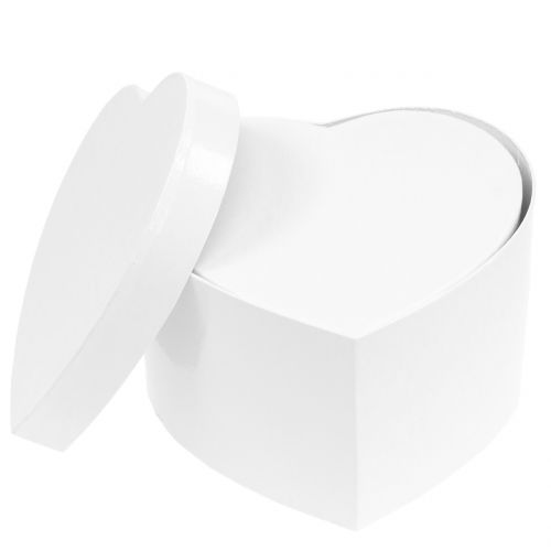 Floristik24 Szív alakú virágláda 18/20cm 2db