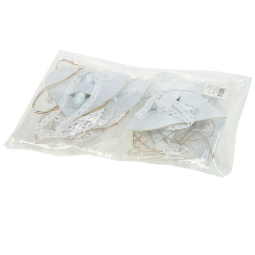 Floristik24 Szívakasztó orchidea csövekkel fehér 16cm 6db