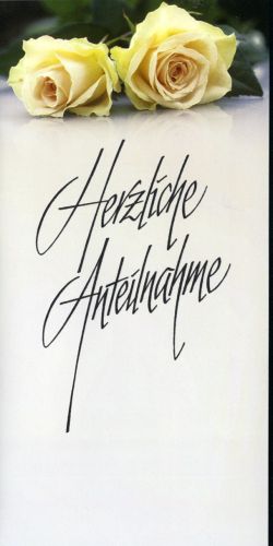 Floristik24 Szívből jövő részvétnyilvánítás gyászlap 5 db