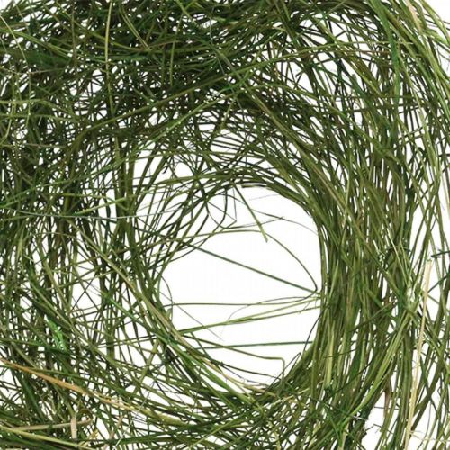 Mandzsetta fű zöld strucc mandzsetta rugós dekoráció Ø20cm