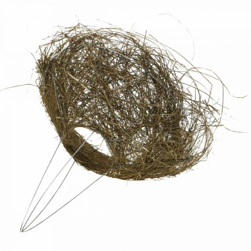 Floristik24 Mandzsetta csokor széna natúr csokor mandzsetta Ø25cm 6db