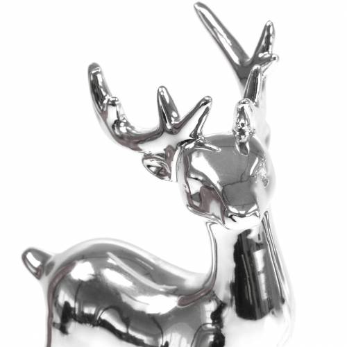 tételeket Deco figura szarvas ezüst H17cm 2db