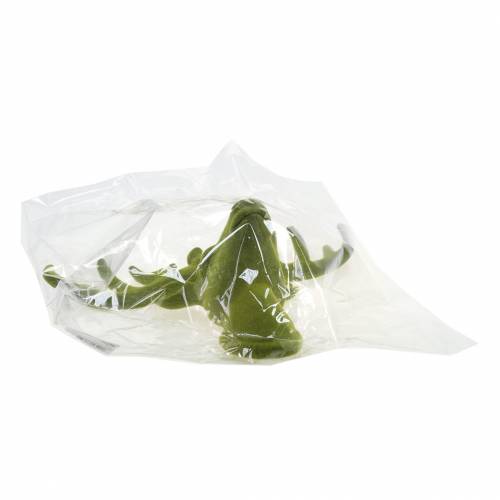 Floristik24 Dekoratív szarvasfej, telepes mohazöld 30cm x 23cm