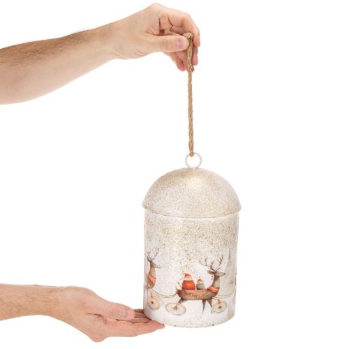 Karácsonyi motívumos csengő, akasztásra, 26 cm | Floristik24.hu