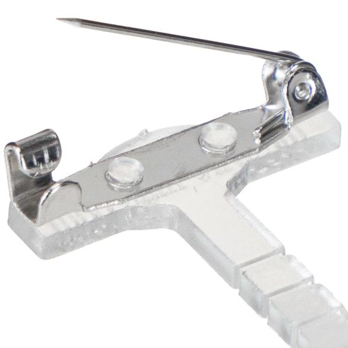 tételeket Esküvői hajtókatűk átlátszó/ezüst 5 cm 50 darab