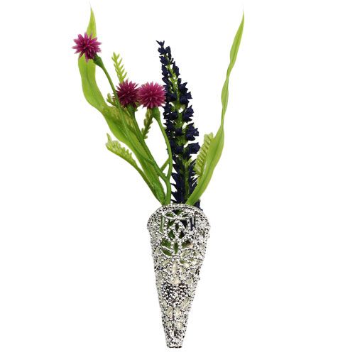 tételeket Esküvői kitűző mágnessel, ezüst 4,5cm