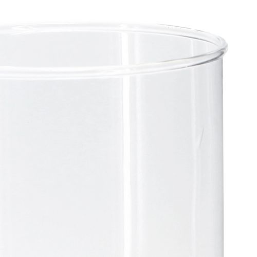 Floristik24 Magas üvegváza üveghengeres virágváza átlátszó Ø12cm H30cm