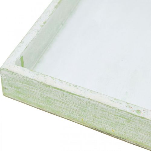 Floristik24 Fa alátét, asztaldísz, ültetőtálca 19×19cm