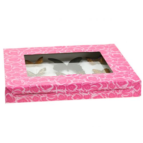 Floristik24 Vitrin pillangó 28cm x 25cm