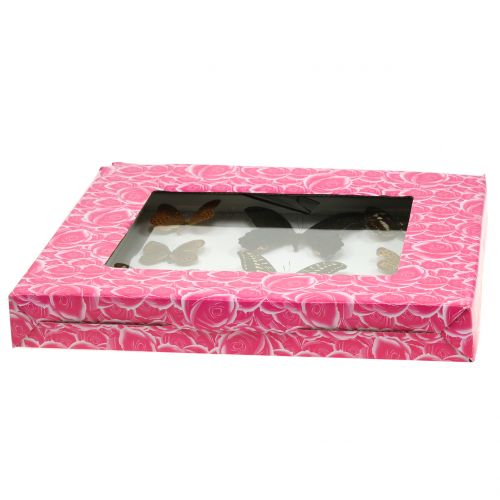 Floristik24 Vitrin pillangó 28cm x 25cm