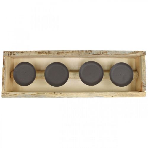 tételeket Asztali dekoráció Adventi gyertyatartó gyertyatartó fa L48cm