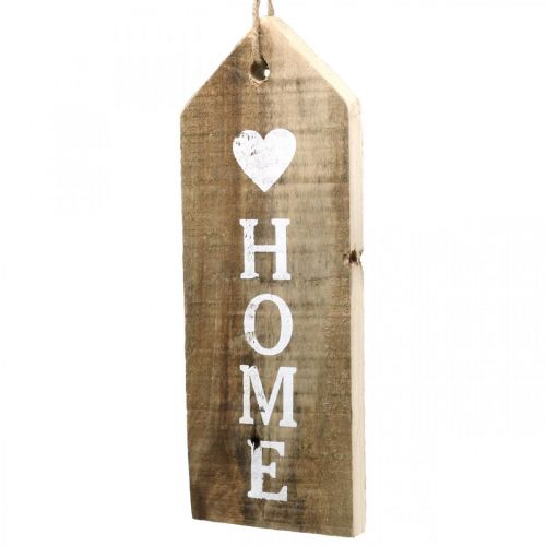 Floristik24 Akasztható ház, fa dekoráció &quot;Home&quot;, dekoratív medál Shabby Chic H28cm