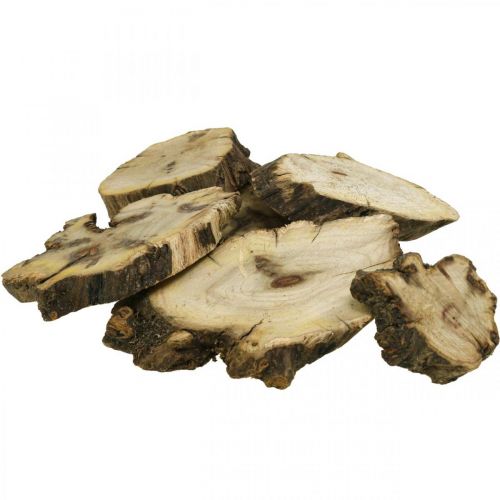 Fa korongok deco gyökér fa szórvány dekoráció fa 3-8cm 500g