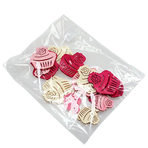 tételeket Fa cupcakes asztaldísz pasztell színű muffin születésnapi dekoráció 24 db
