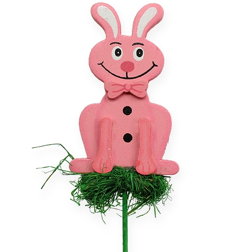 Floristik24 Fa dugós nyúl pálcán 7cm 24db